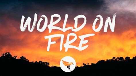 world on fire song